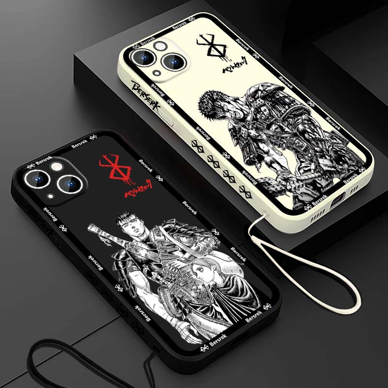 Apple Iphone 15 - Японский аниме-чехол для телефона Apple iPhone