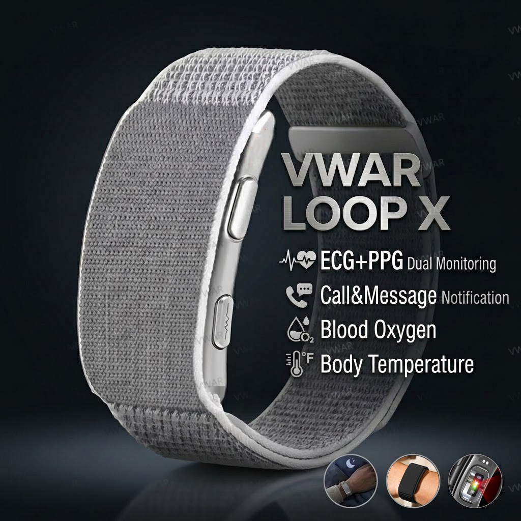 Smartwatch X - Смарт-браслет VWAR Loop X ECG: измерение