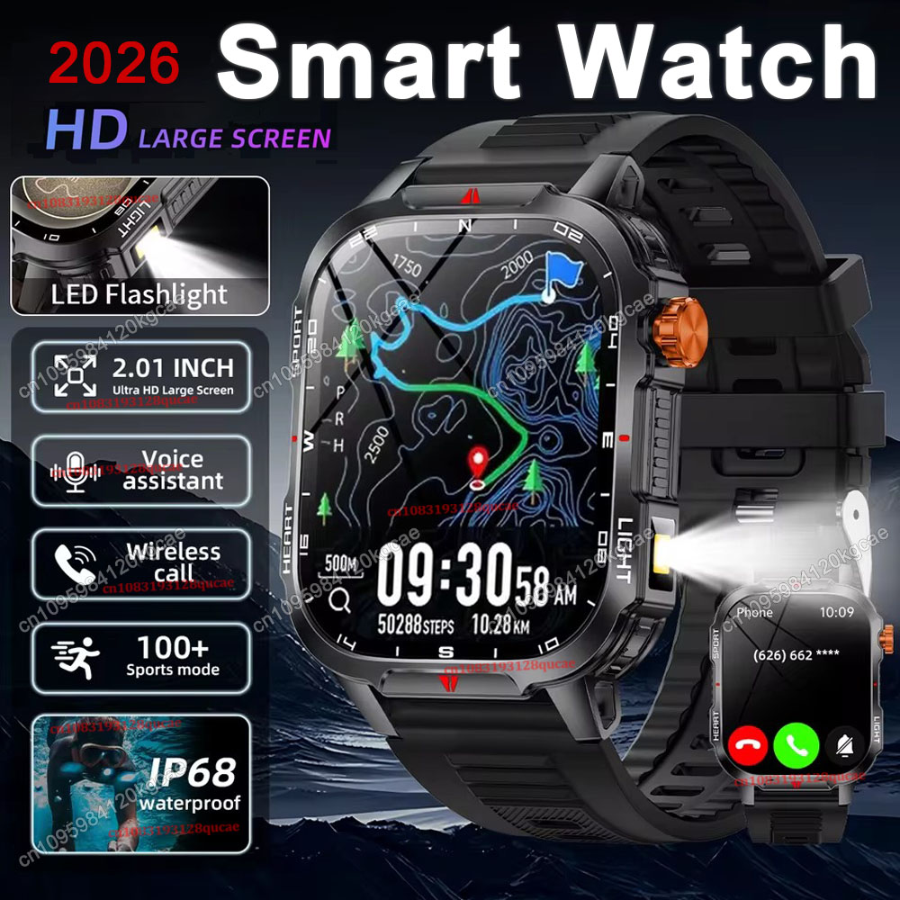 Smartwatch X12 - Новые прочные военные смарт-часы 2026 года