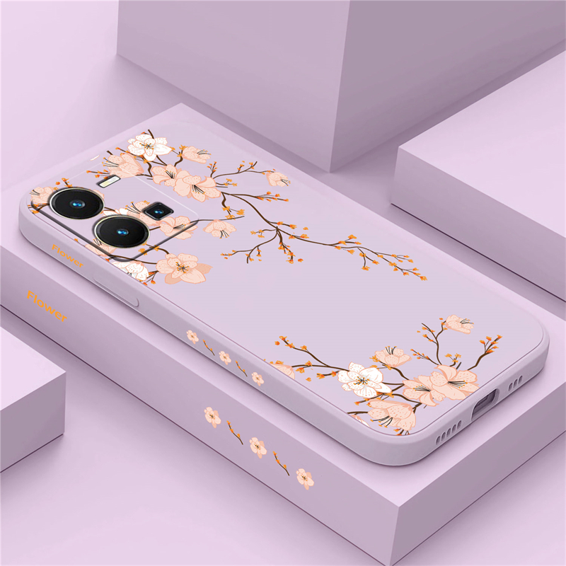 Vivo Y28 - Цветочный ЧЕХОЛ ДЛЯ VIVO Y93 Y91