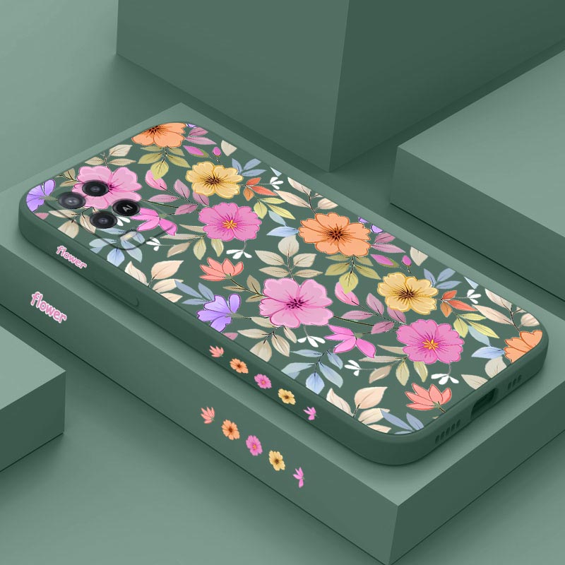 Oppo A78 - Цветной силиконовый чехол для Oppo A54