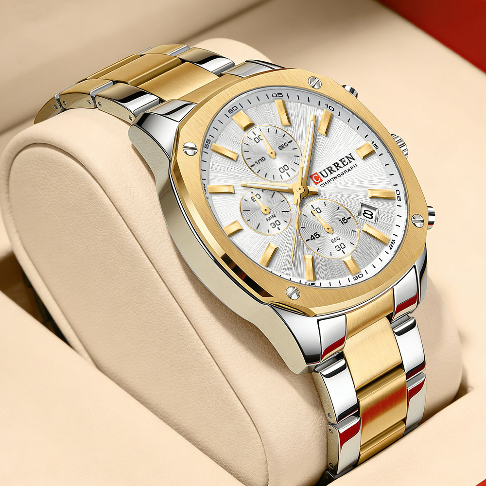 Accessories With Watch - Современные мужские спортивные часы CURREN, 42