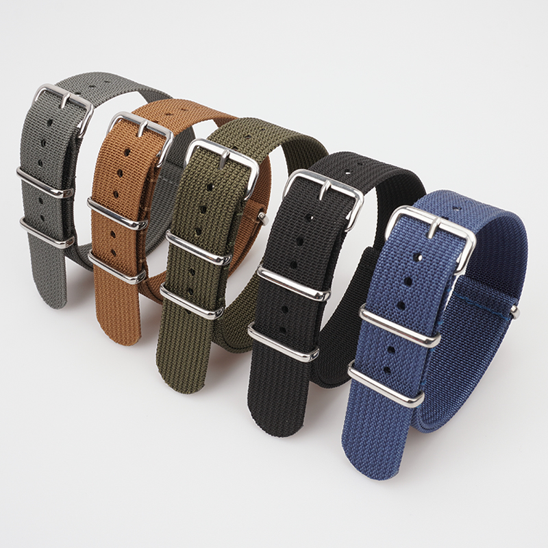 Nylon Nato Strap - Ребристый нейлоновый ремешок для Seiko, военная