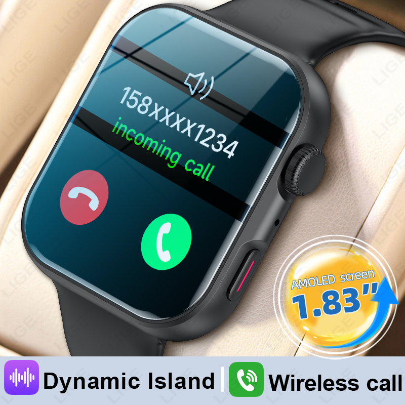 Smartwatch X12 - Умные часы LIGE с HD-экраном 1,83