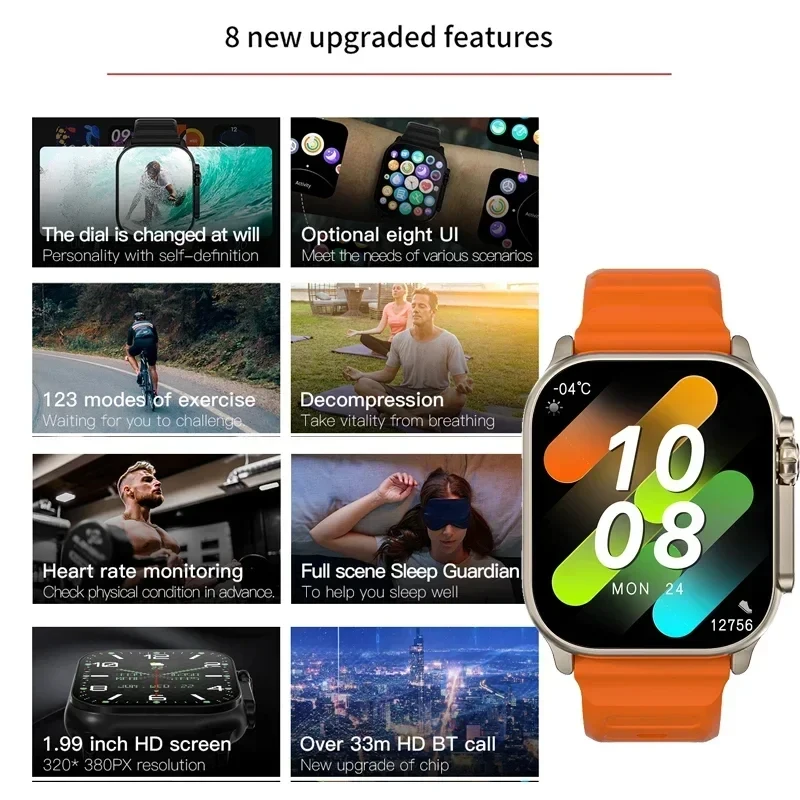 Новые умные часы T10 Ultra, 49 – обзор и цена Smartwatch Nexus