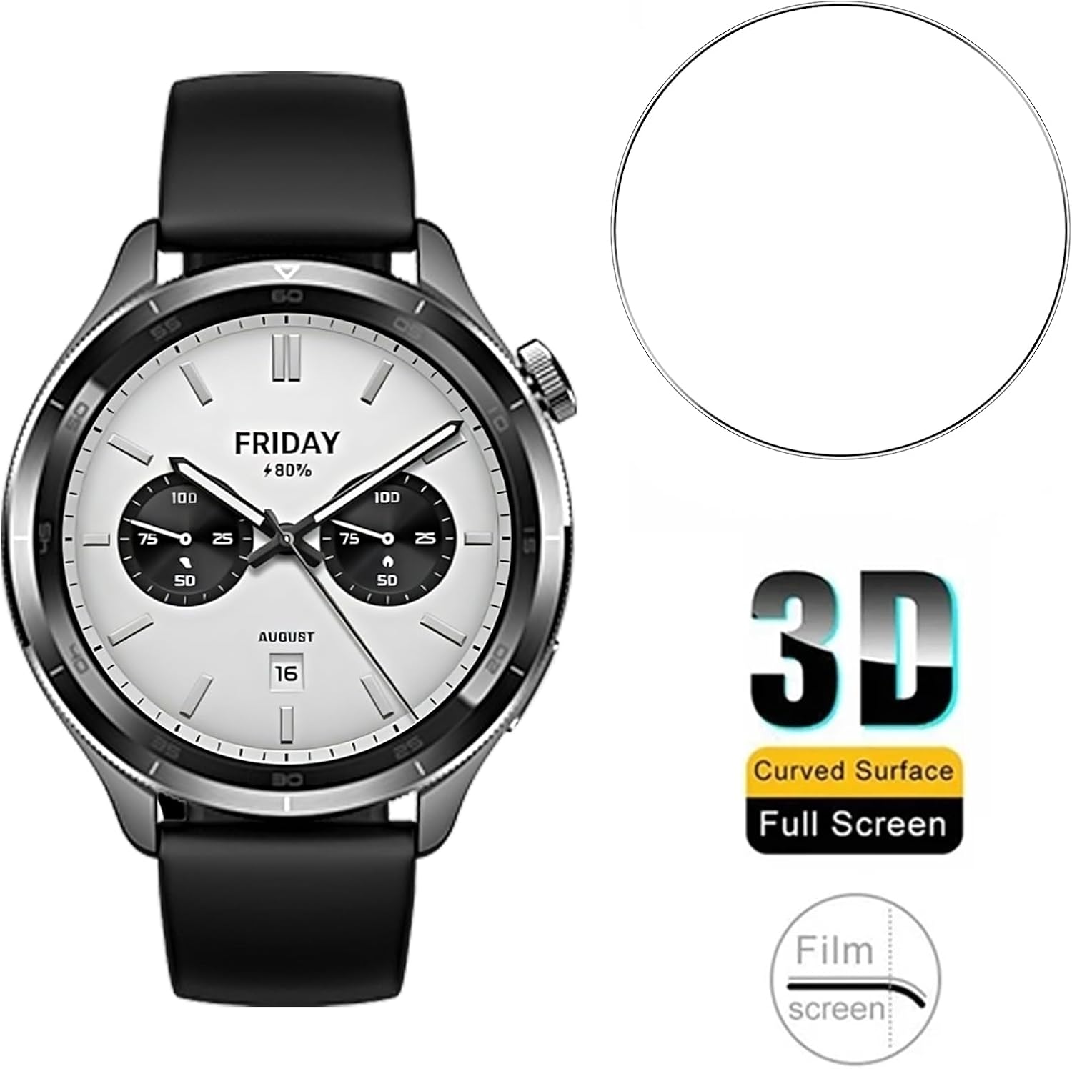 3 шт., защитная пленка для сма – обзор и цена Xiaomi Smartwatch Accessories