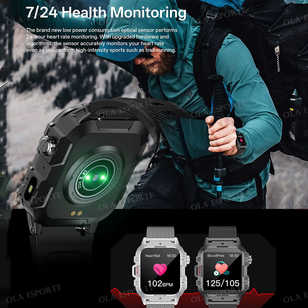 Новые прочные военные смарт-ча – обзор и цена Smartwatch X12