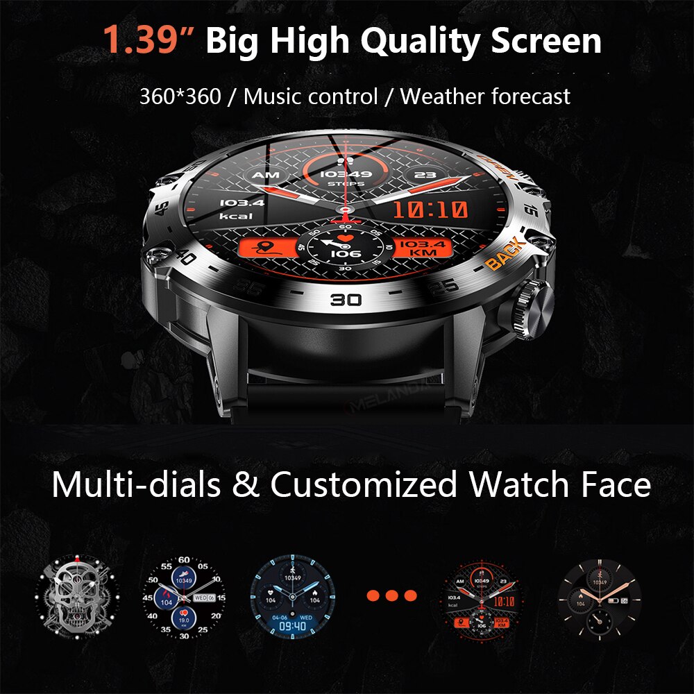 MEVADEN 1,39-дюймовые Bluetoot – обзор и цена Smartwatch Face