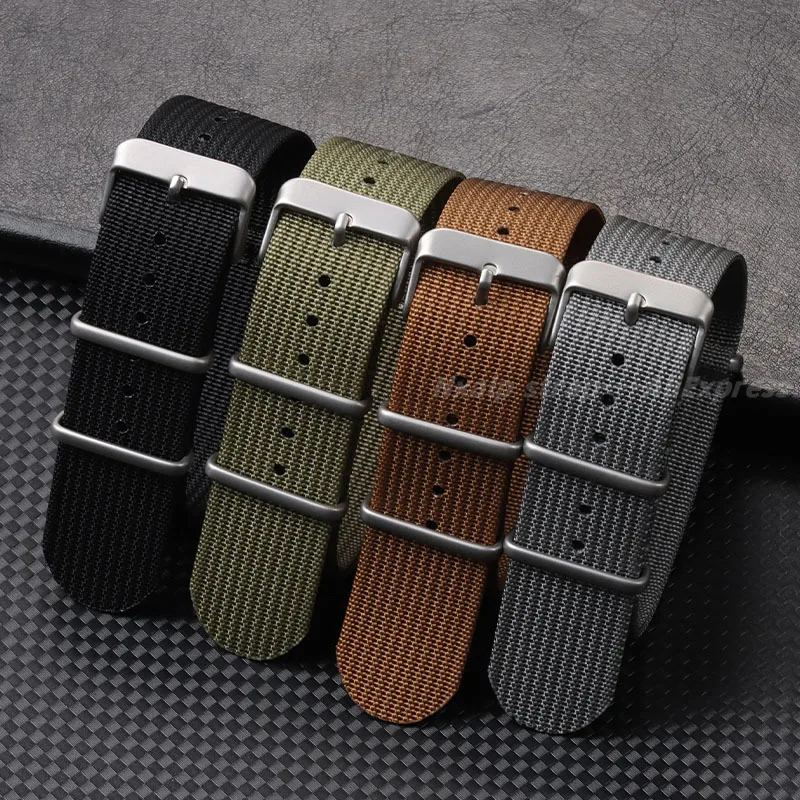 Ребристый нейлоновый ремешок д – обзор и цена Nylon Nato Strap