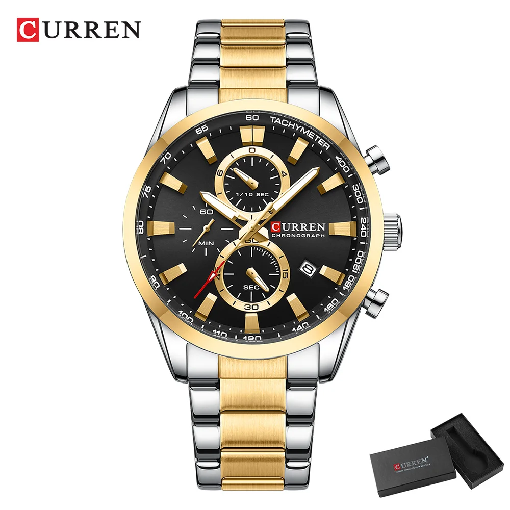 CURREN повседневные кварцевые  – обзор и цена Accessories With Watch