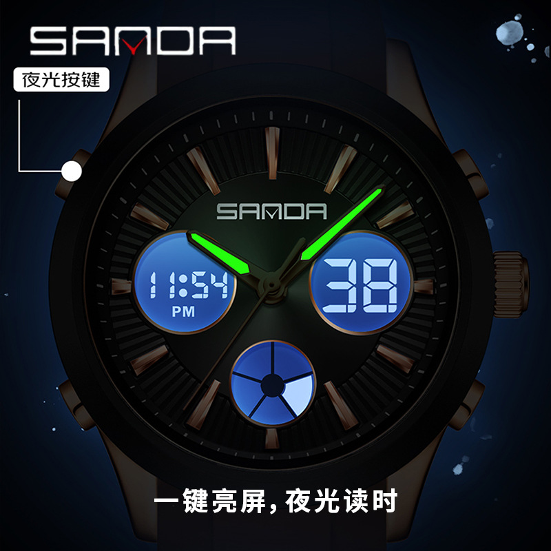Электронные часы SANDA, светящ – обзор и цена Smartwatch Nexus