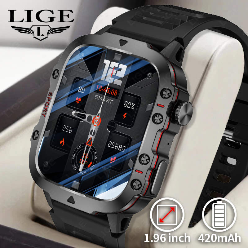 LIGE уличные умные часы для му – обзор и цена Smartwatch Face