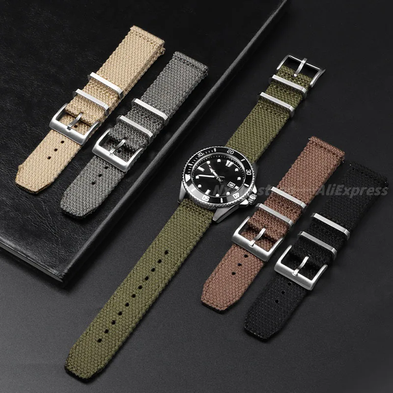 Нейлоновый хлопковый ремешок д – обзор и цена Nylon Nato Strap