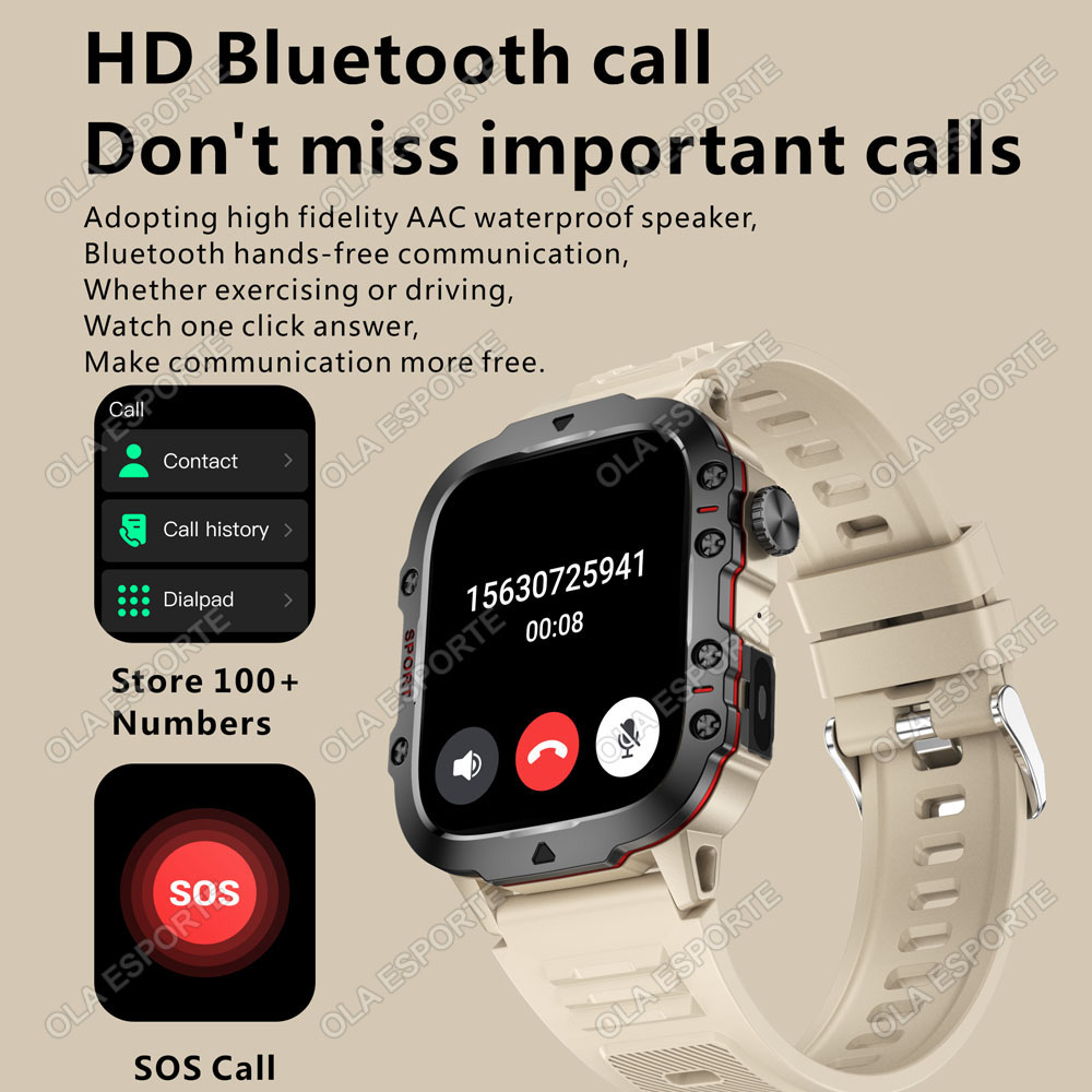 Новые военные умные часы 2026  – обзор и цена Smartwatch X12
