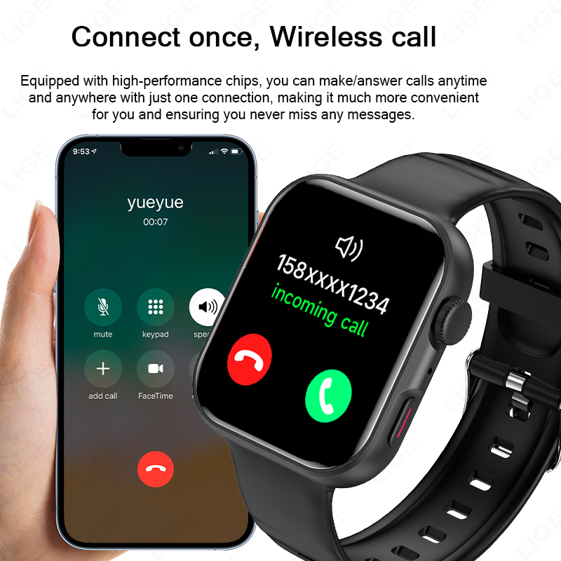 Умные часы LIGE с HD-экраном 1 – обзор и цена Smartwatch X12